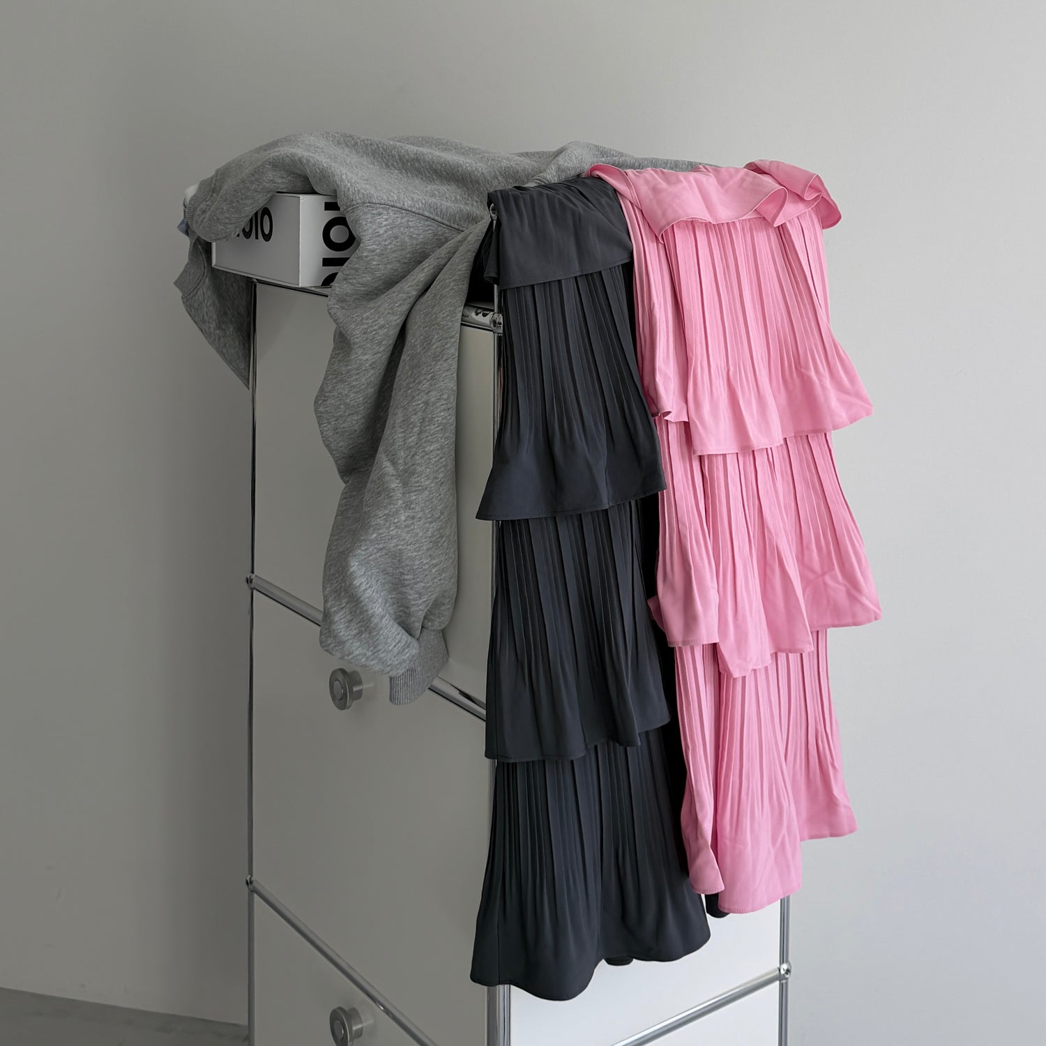 flamenco skirt / baby pink