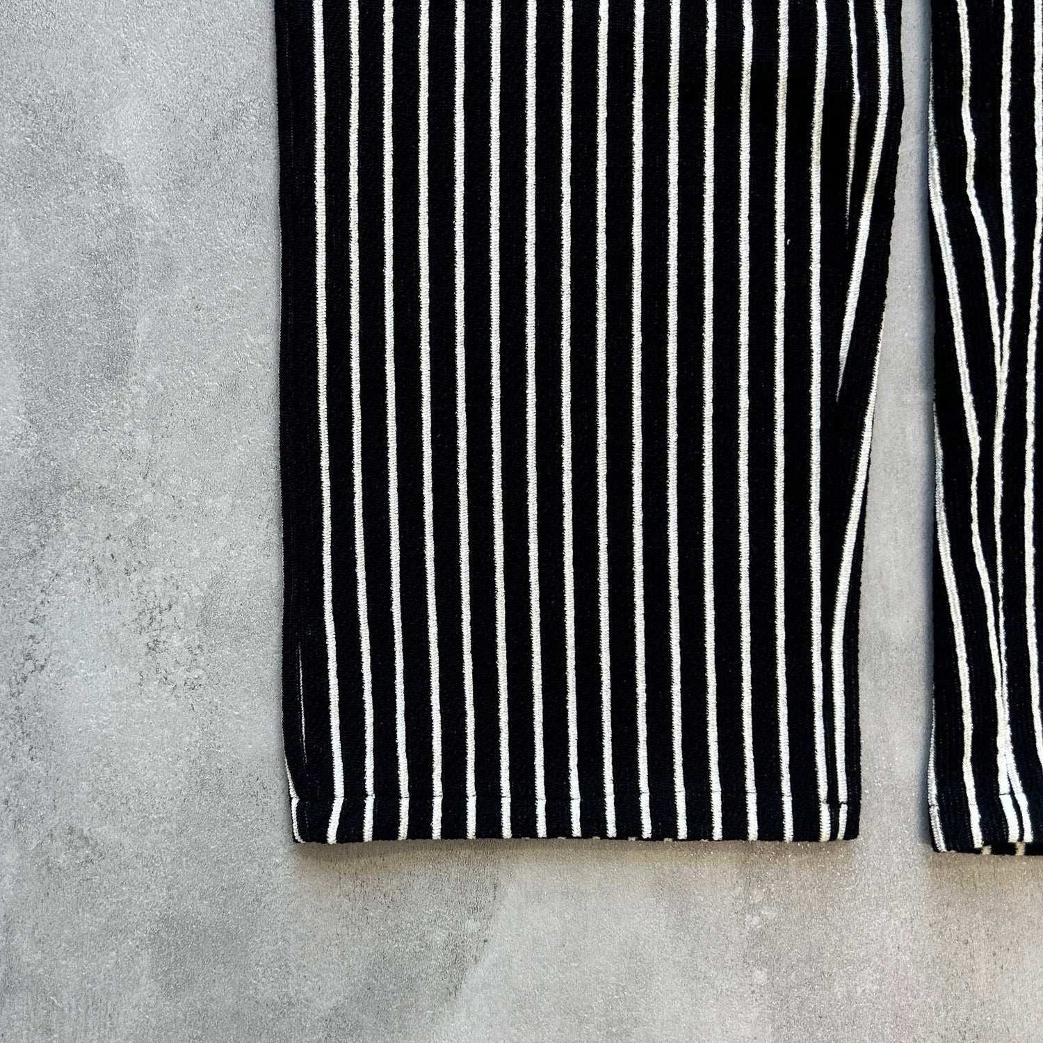 【SAMPLE】stripe towel pants  / black