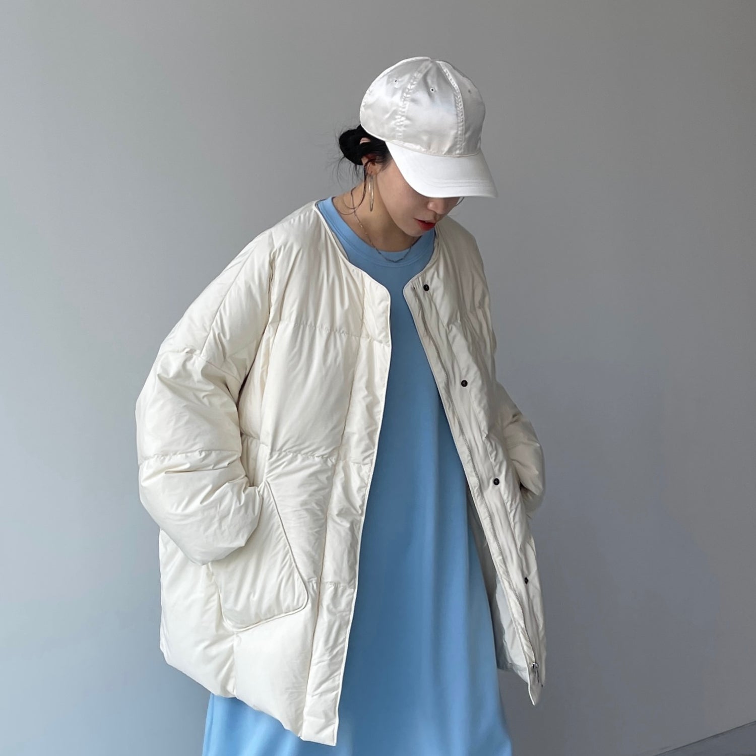 【SAMPLE】buddy satin cap / 3color