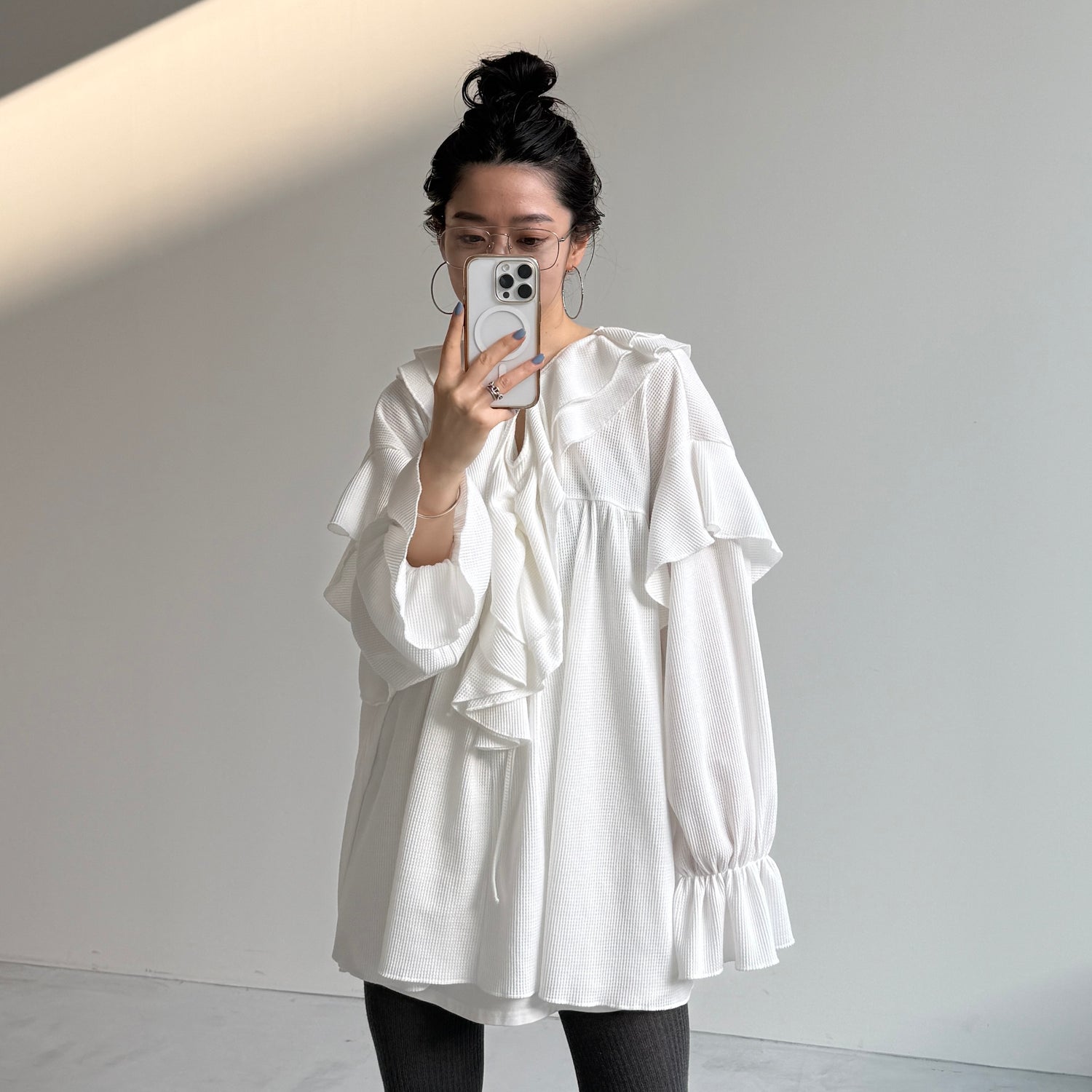 WAFFRILL TOPS / ivory