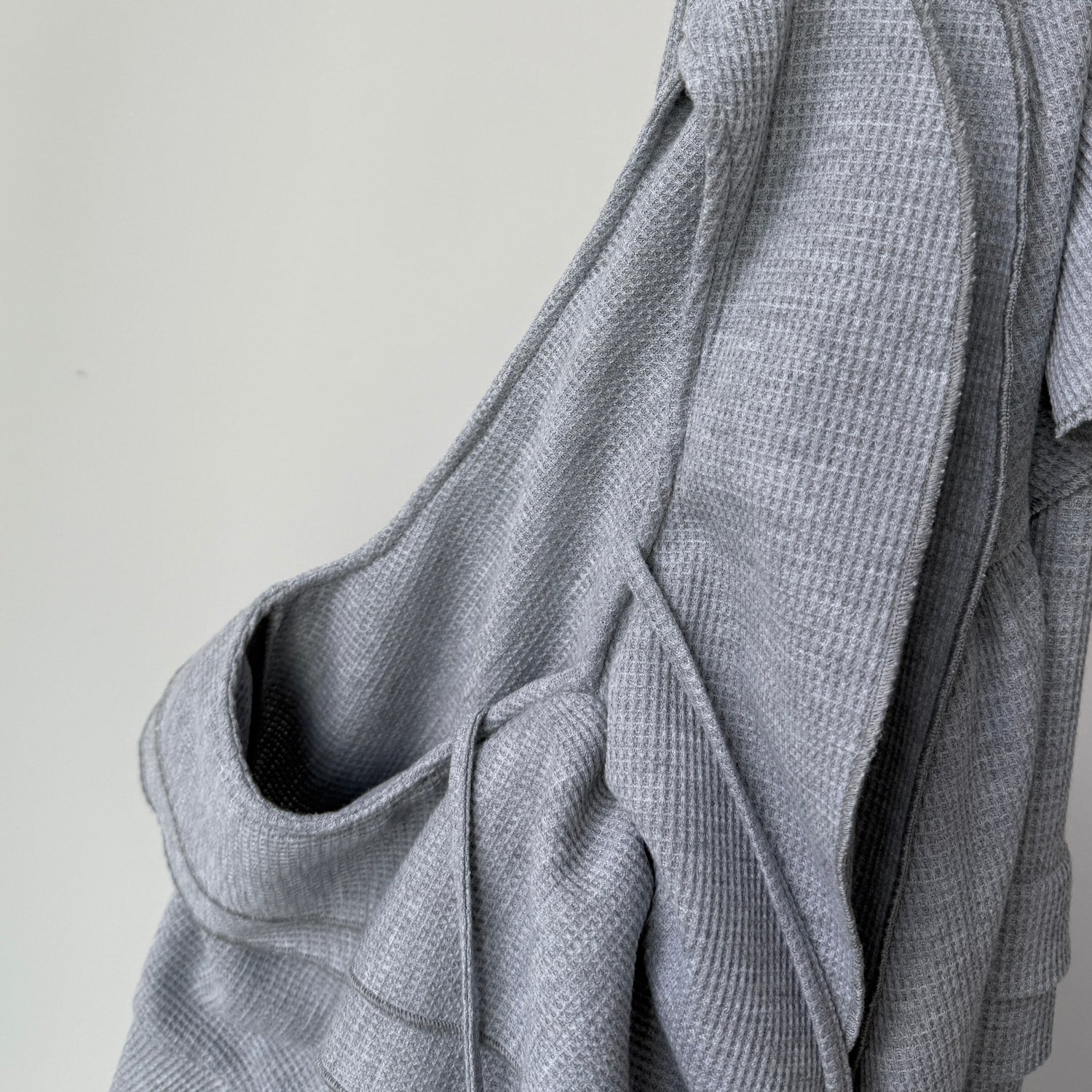 WAFFRILL TOPS / gray [ 袖タック有 or 無 ]