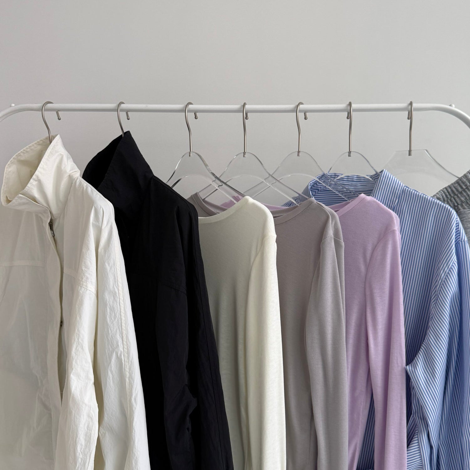 OHANAMI nylon blouson / ivory