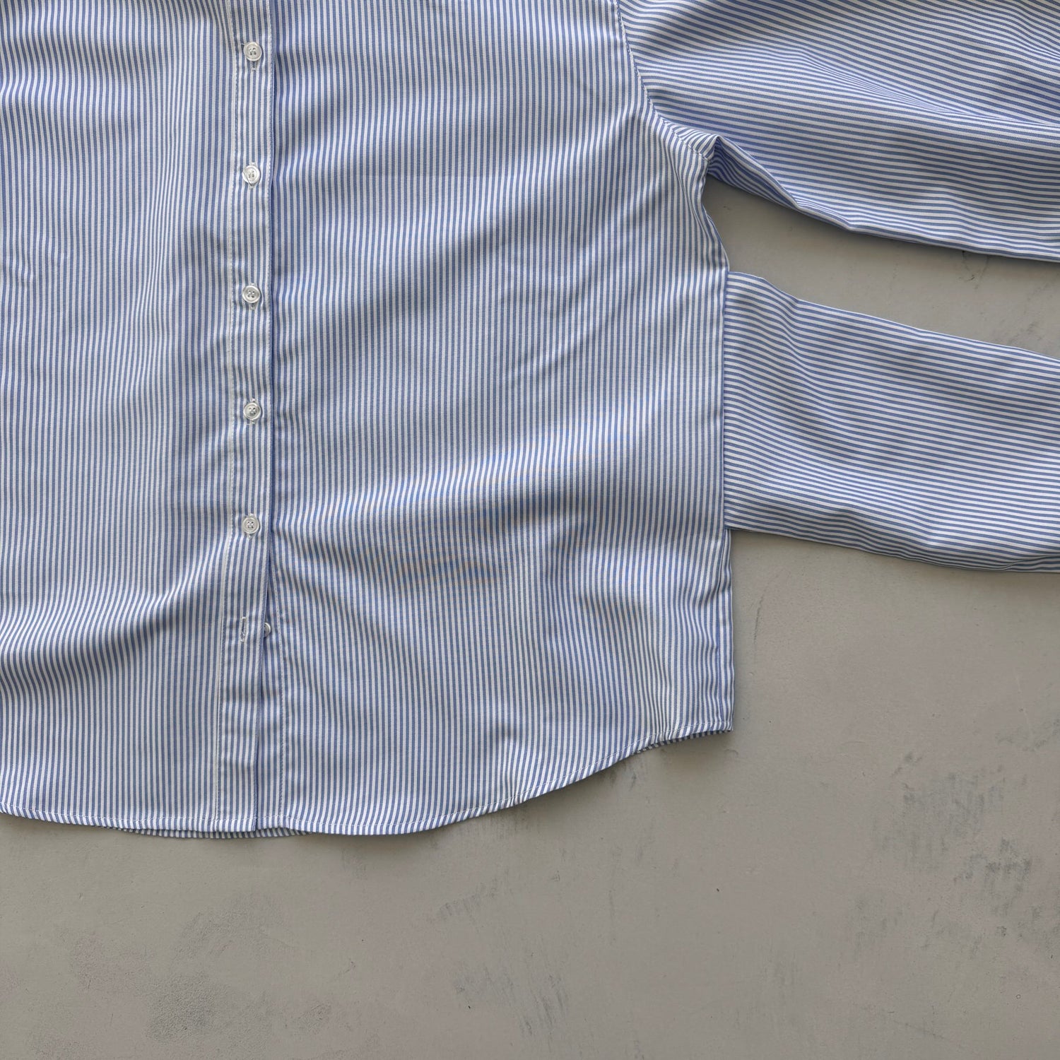 KOSHIMAKI stripe shirt / blue