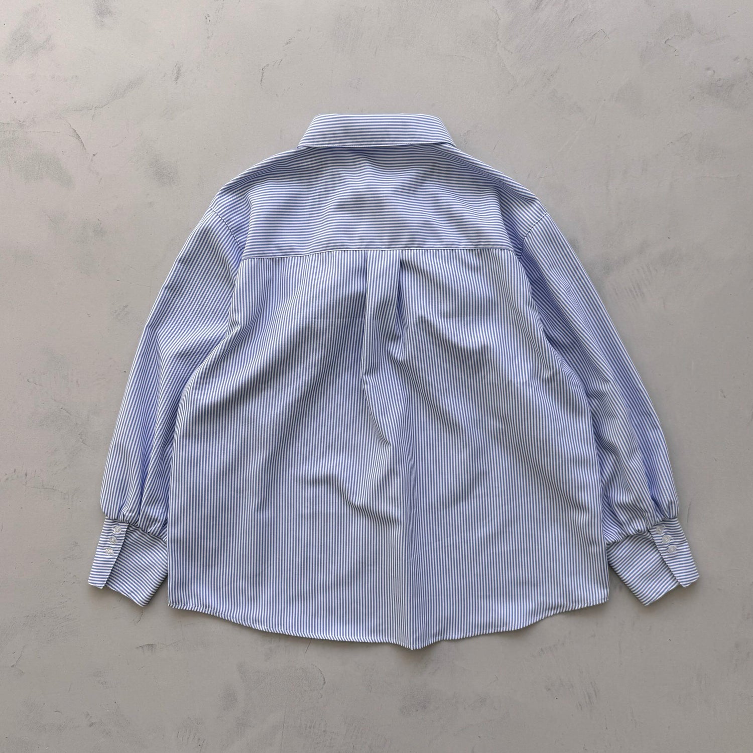 KOSHIMAKI stripe shirt / blue