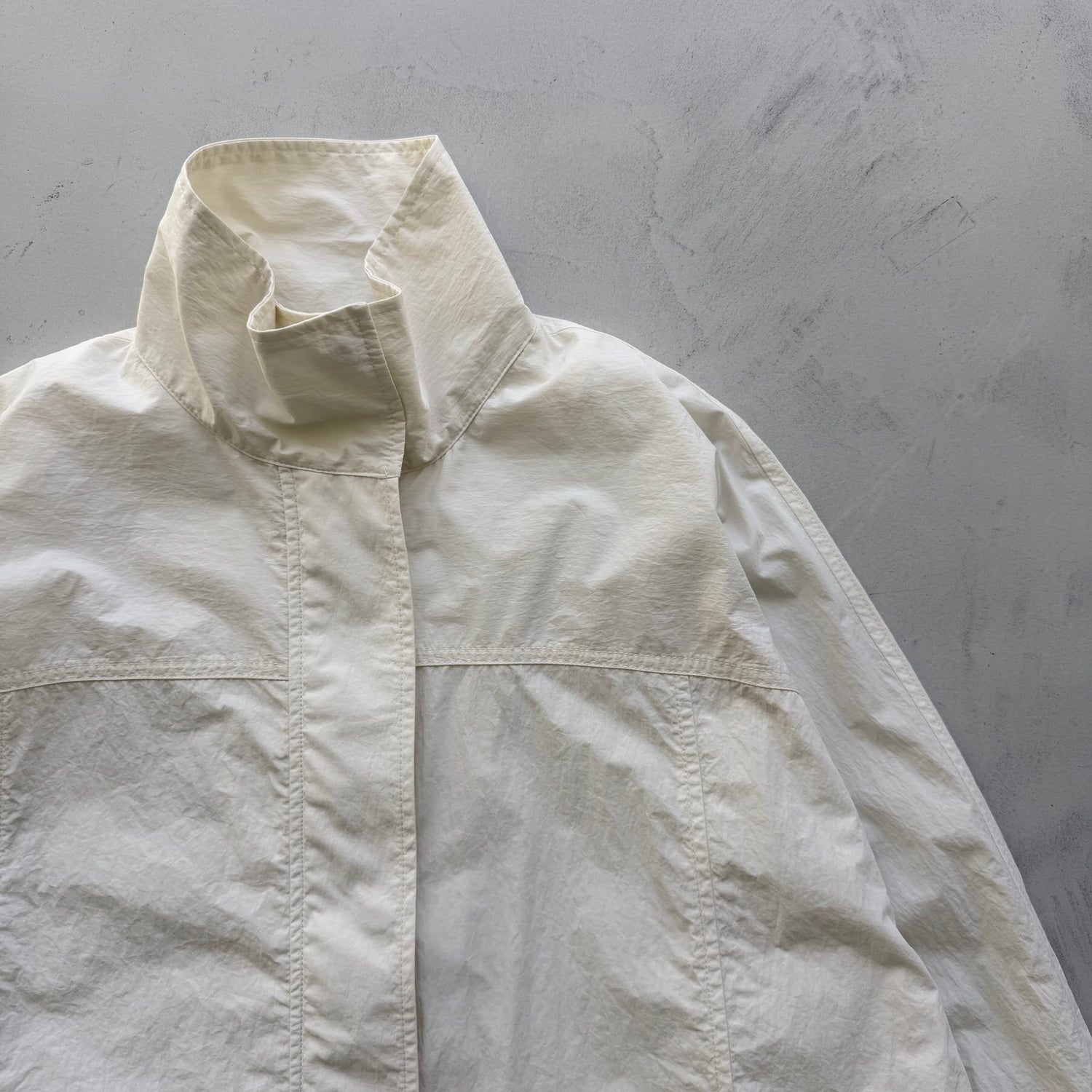 OHANAMI nylon blouson / ivory