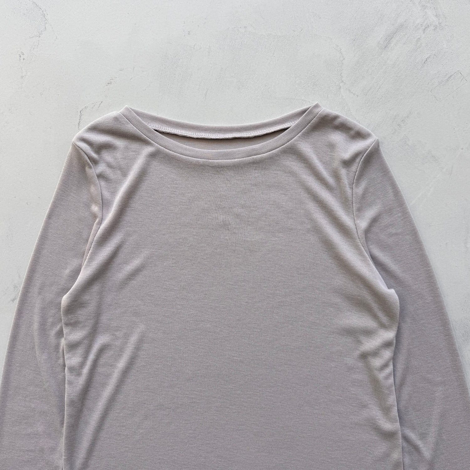 KASANE sheer tee / gray