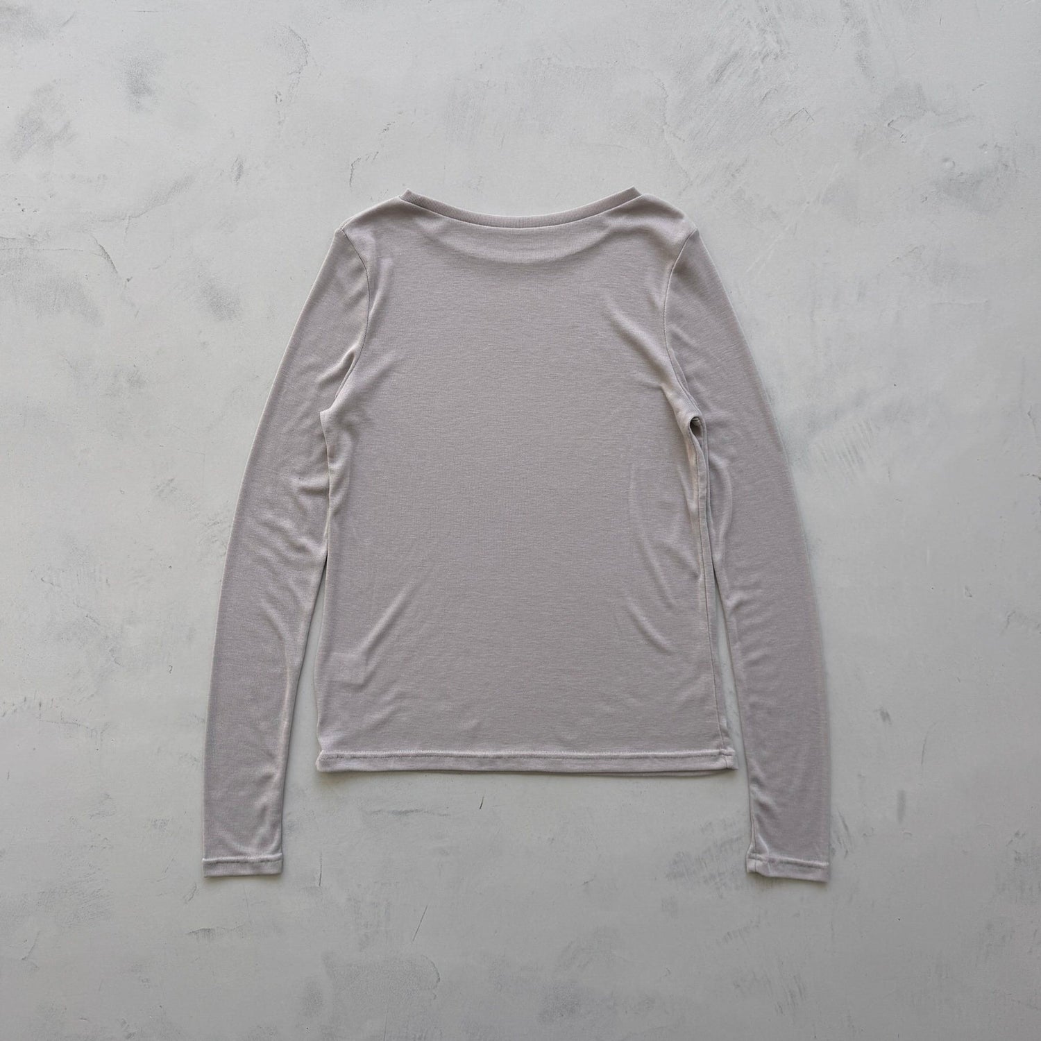 KASANE sheer tee / gray