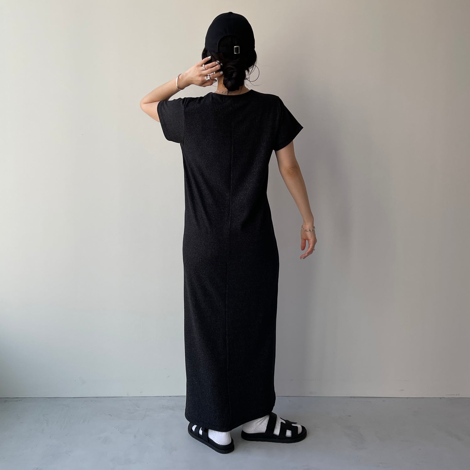 shape up lame one piece / black [2size]