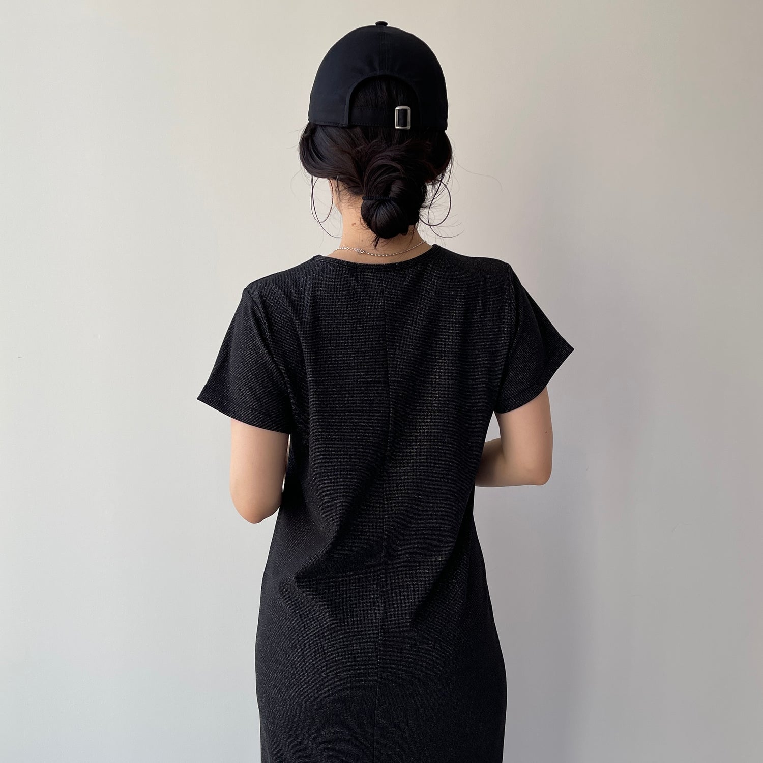 shape up lame one piece / black [2size]