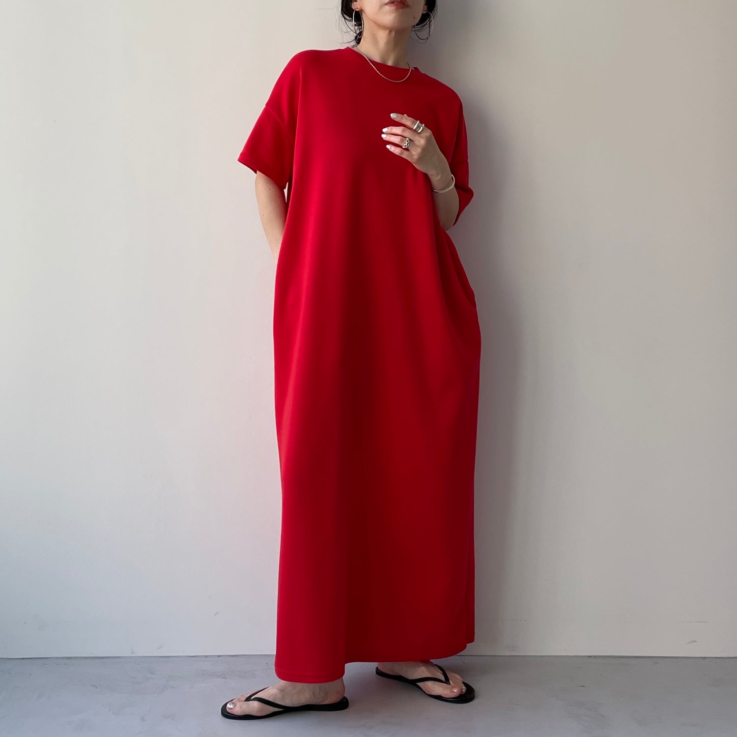HANSODE sweatee one piece / black [3size]