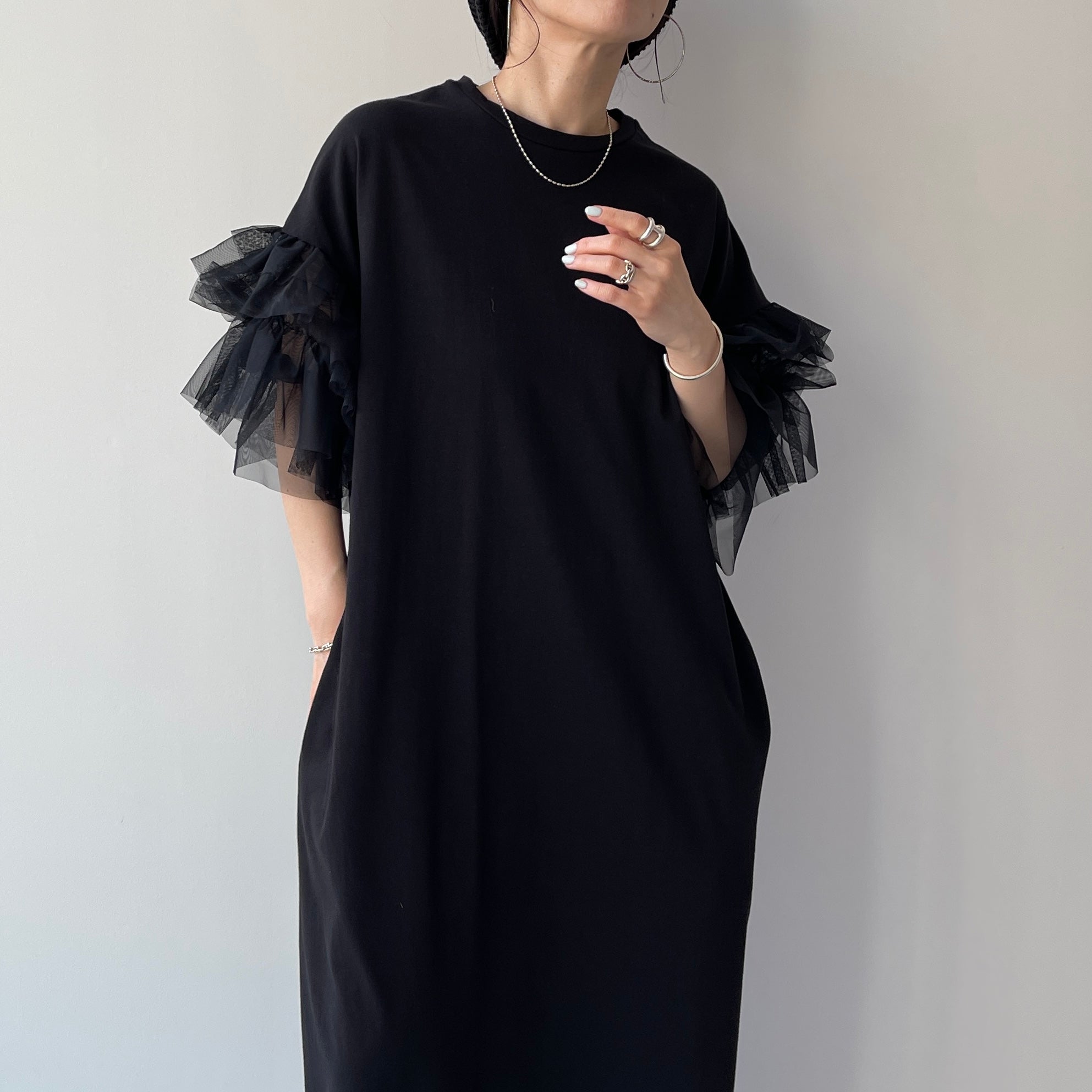 【新品】2021SS★GRIS Back Pleats One Piece /M one piece | wee9s | ウィークス オフィシャル通販サイト
