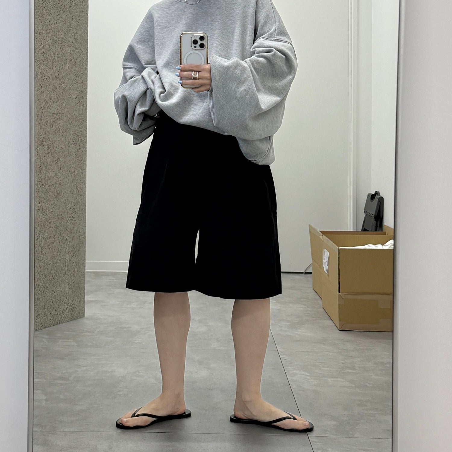 【SAMPLE】onni half pants / ivory