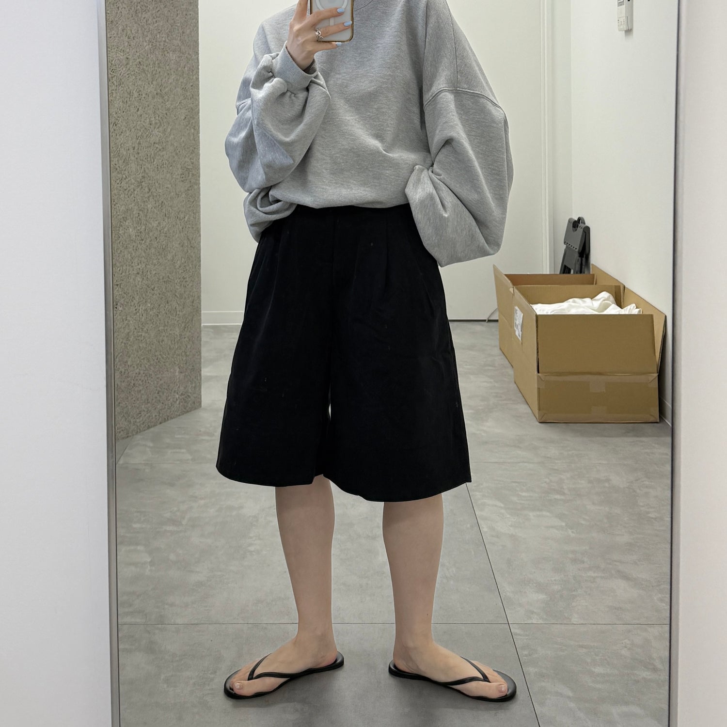【SAMPLE】onni half pants / ivory