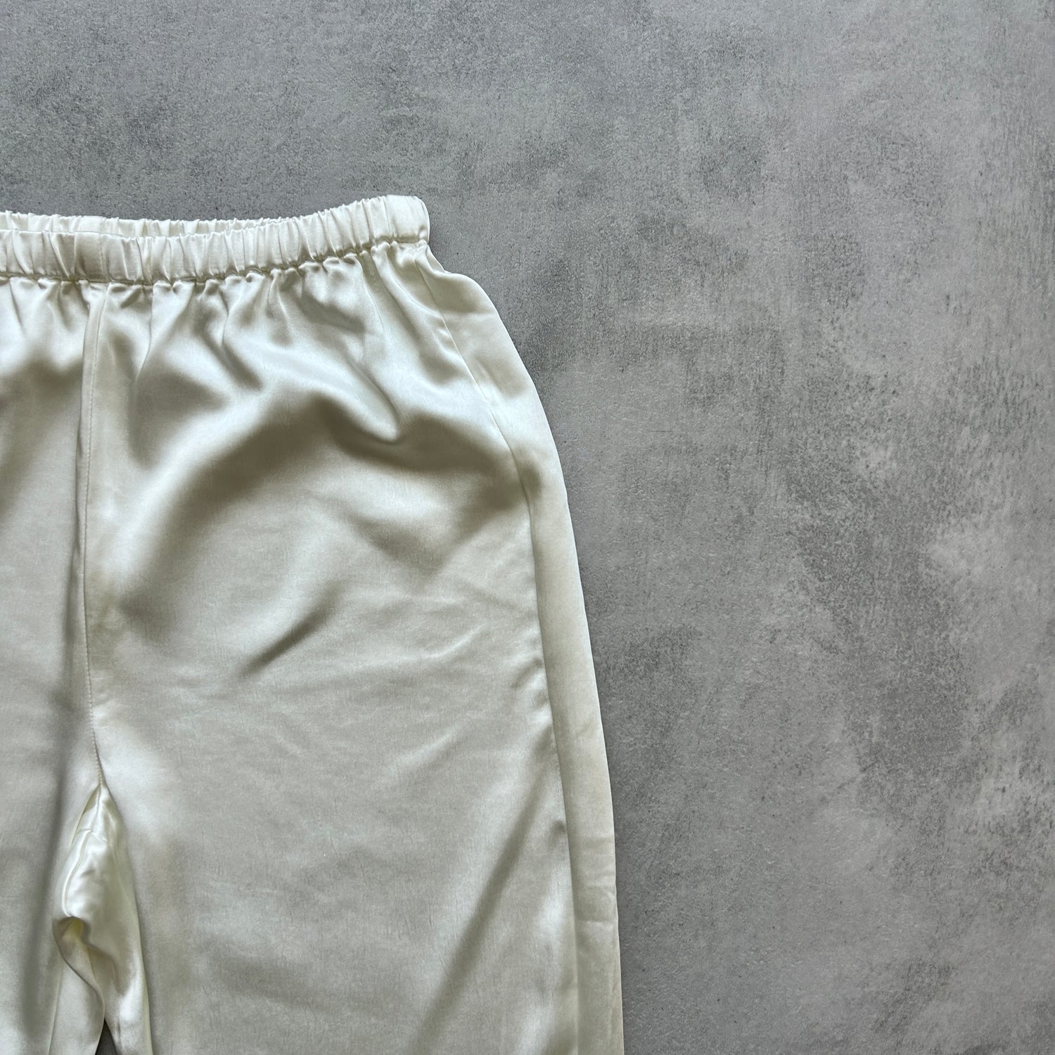 【SAMPLE】satin pants / white