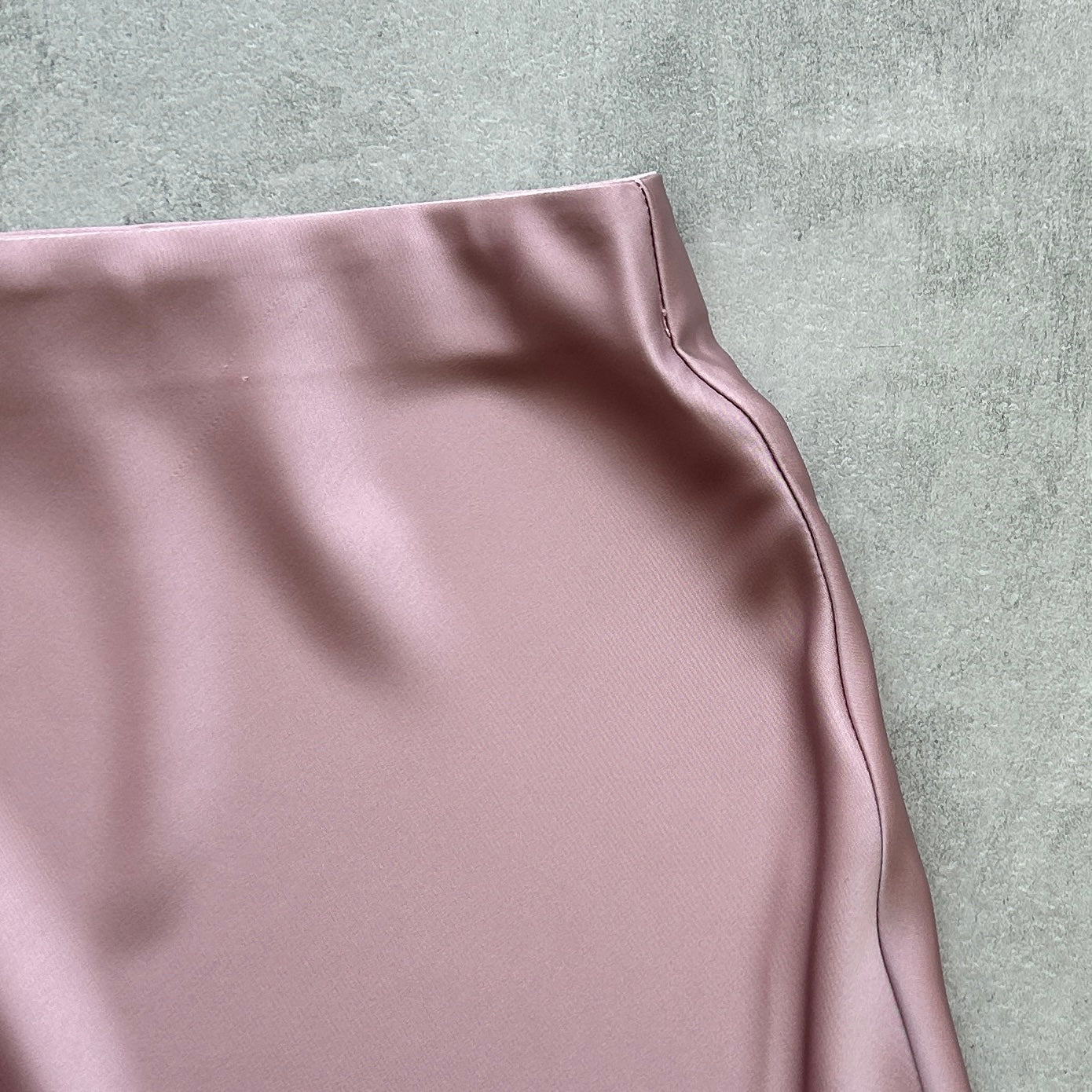 【SAMPLE】satin skirt / pink