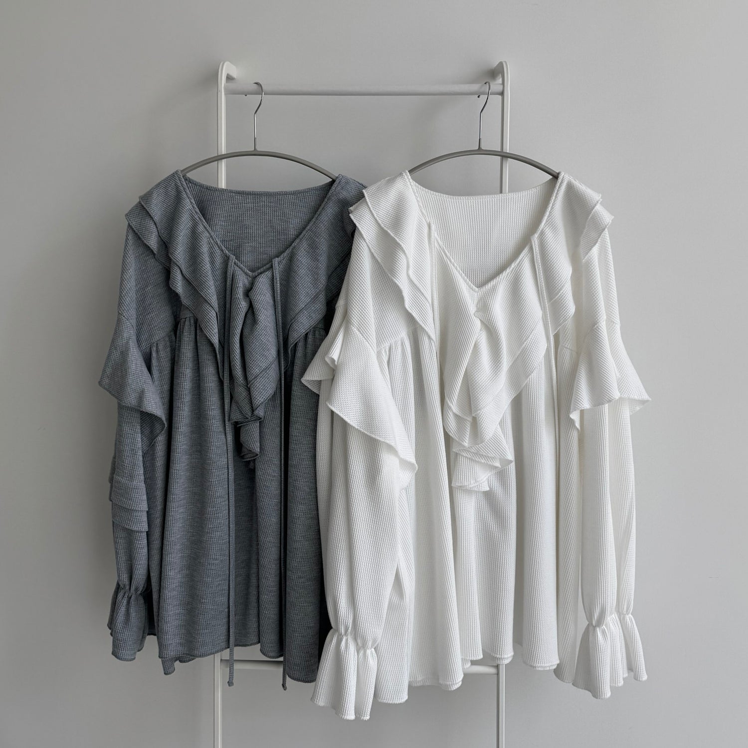 【SAMPLE】WAFFRILL TOPS / ivory
