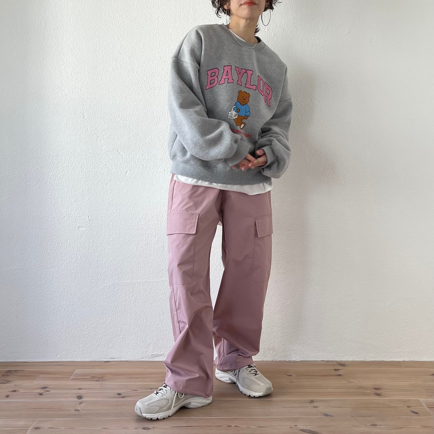 【SAMPLE】2way cargo pants / pink