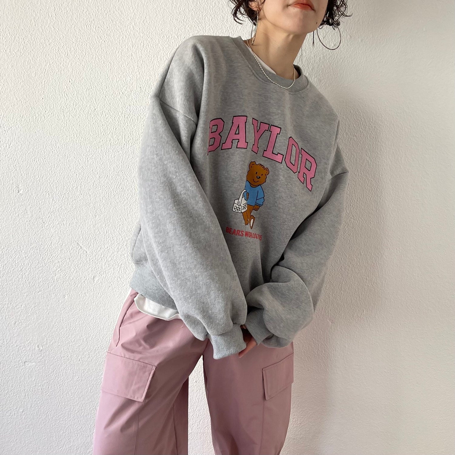 【SAMPLE】2way cargo pants / pink