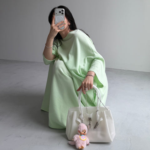 HANSODE super loose light sweatee one piece / mint [3size]