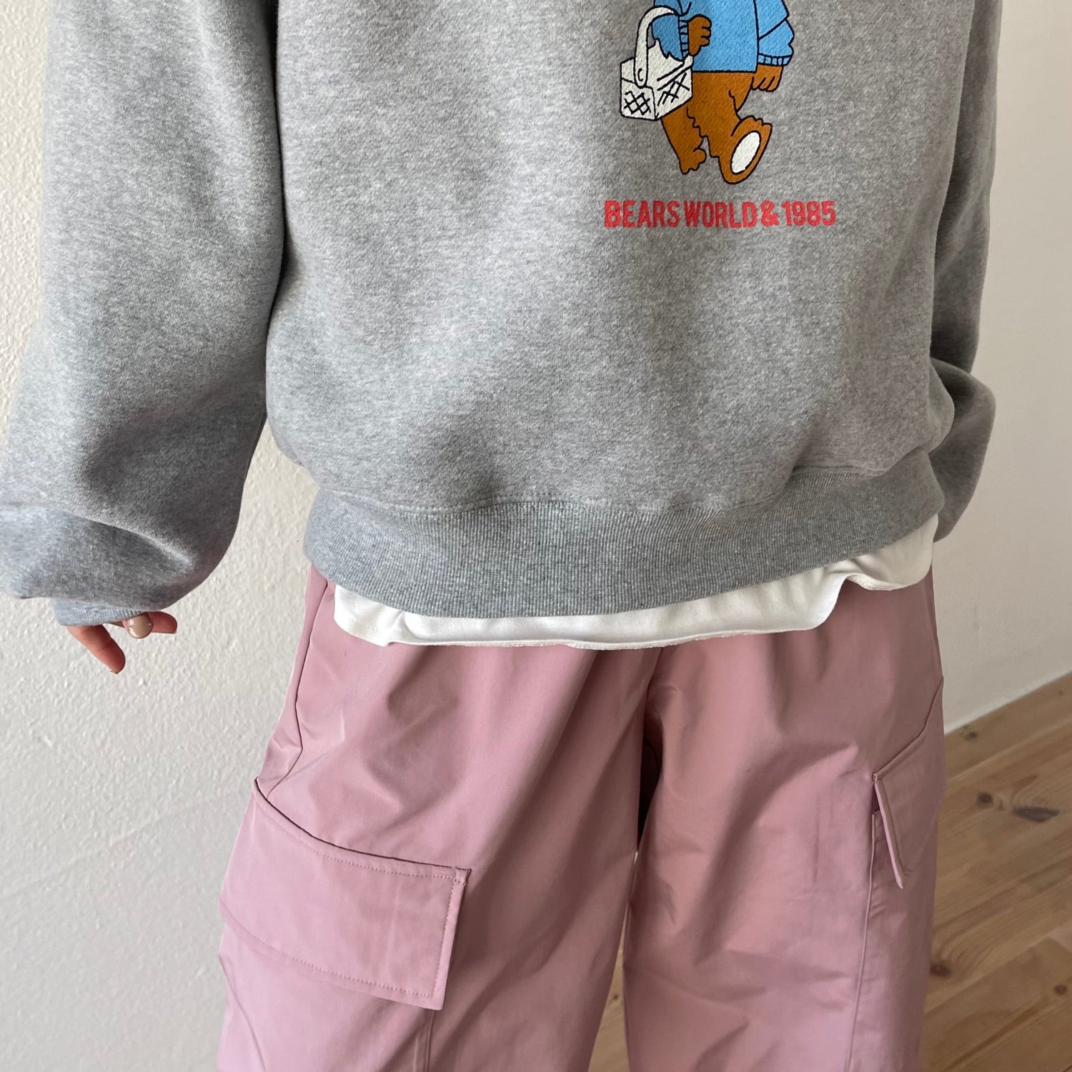 【SAMPLE】2way cargo pants / pink