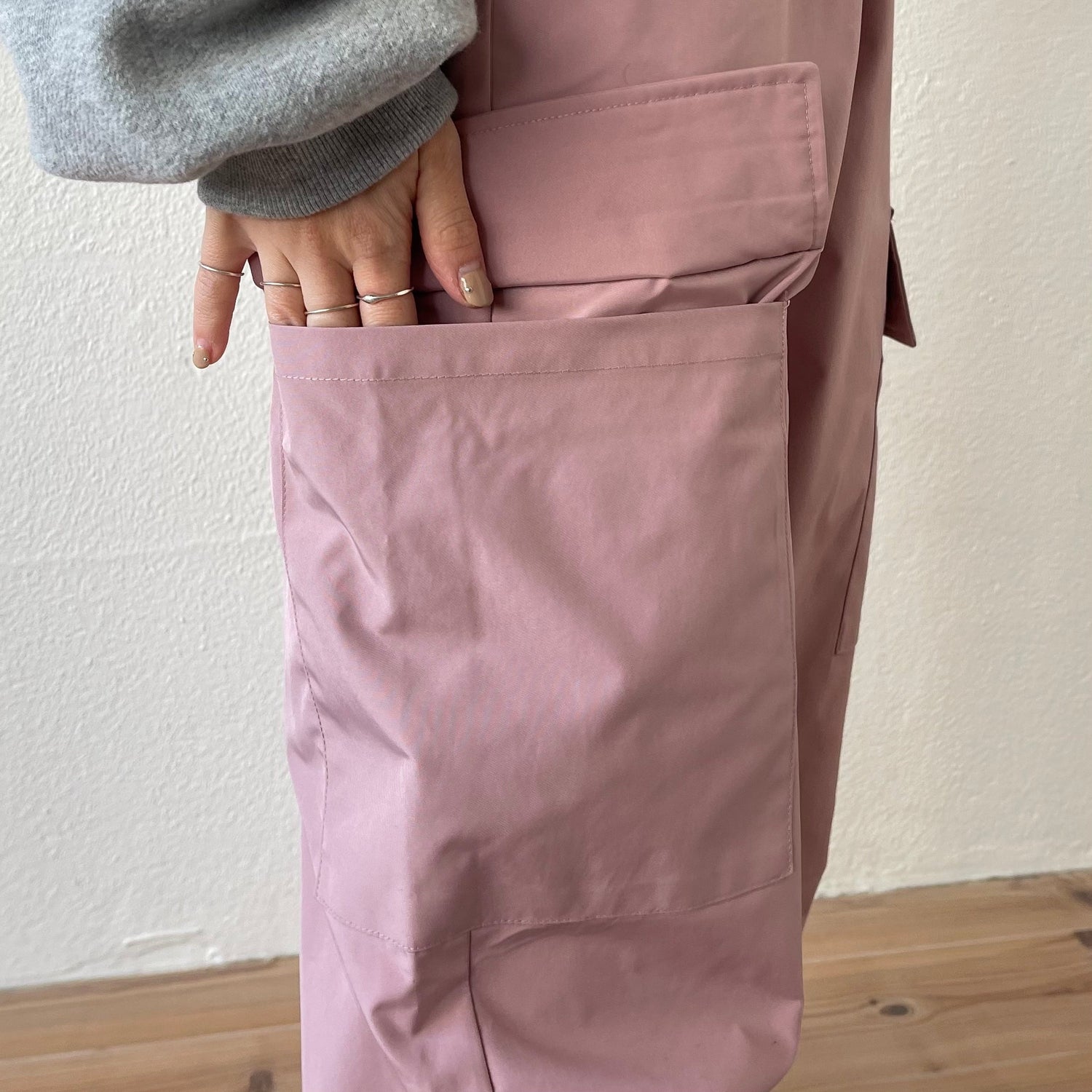 【SAMPLE】2way cargo pants / pink