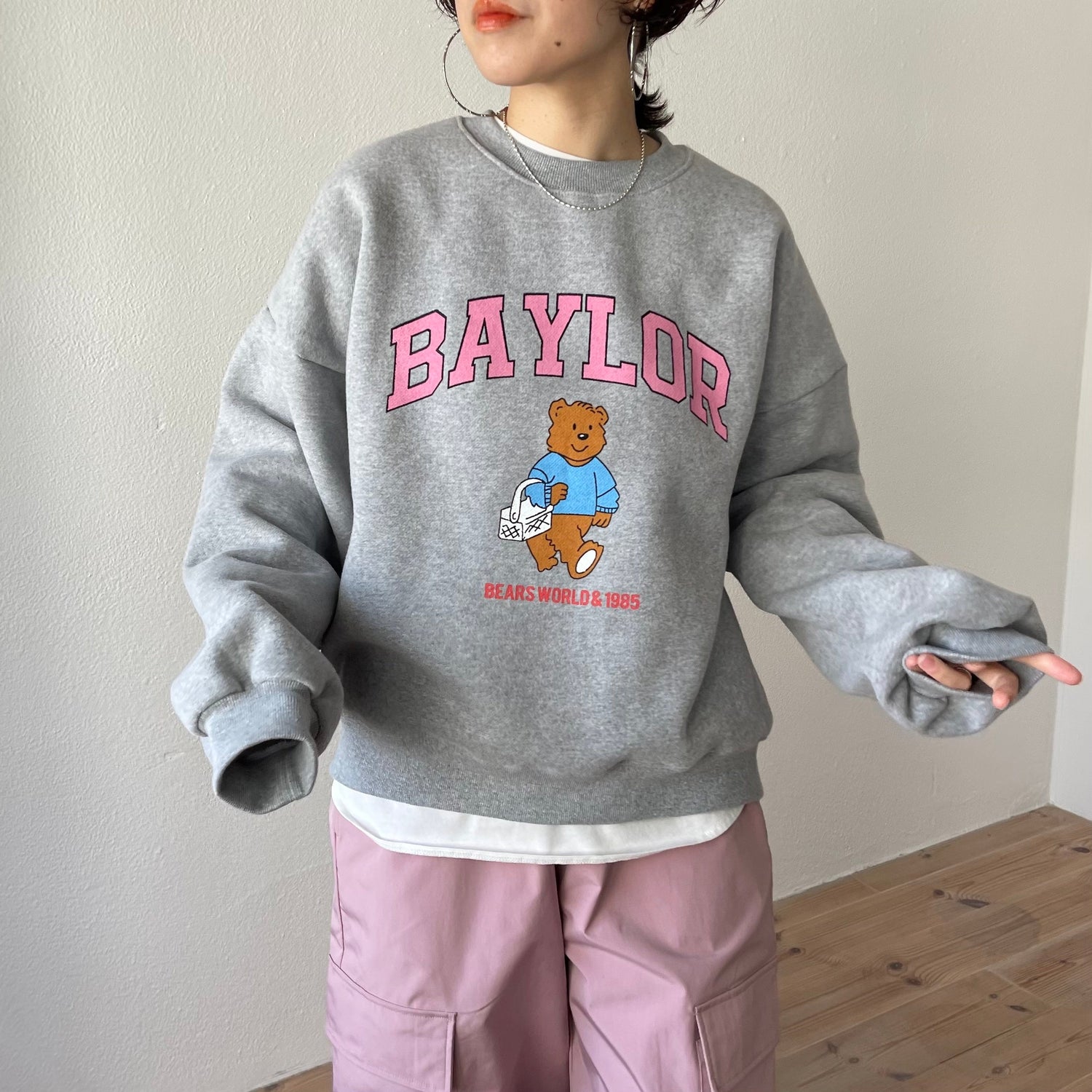 【SAMPLE】2way cargo pants / pink