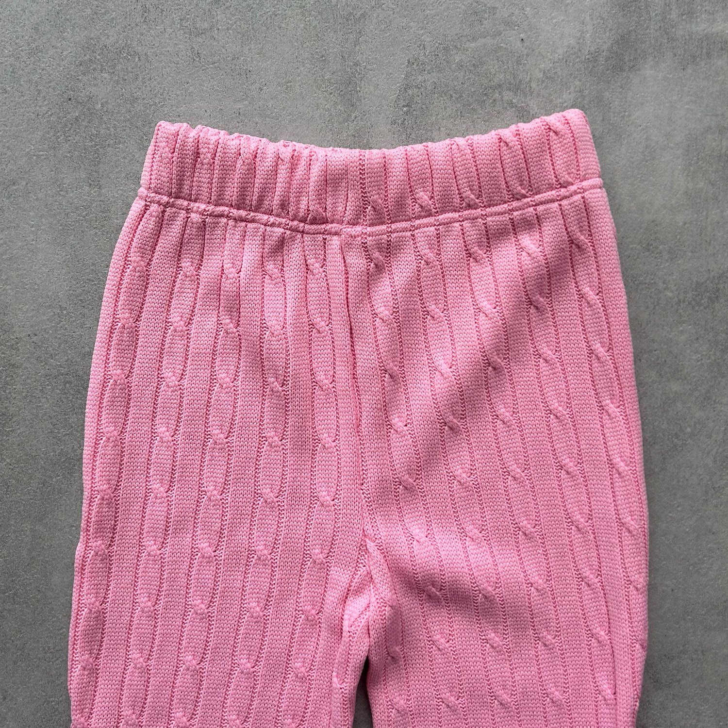 【SAMPLE】knit flare pants / pink