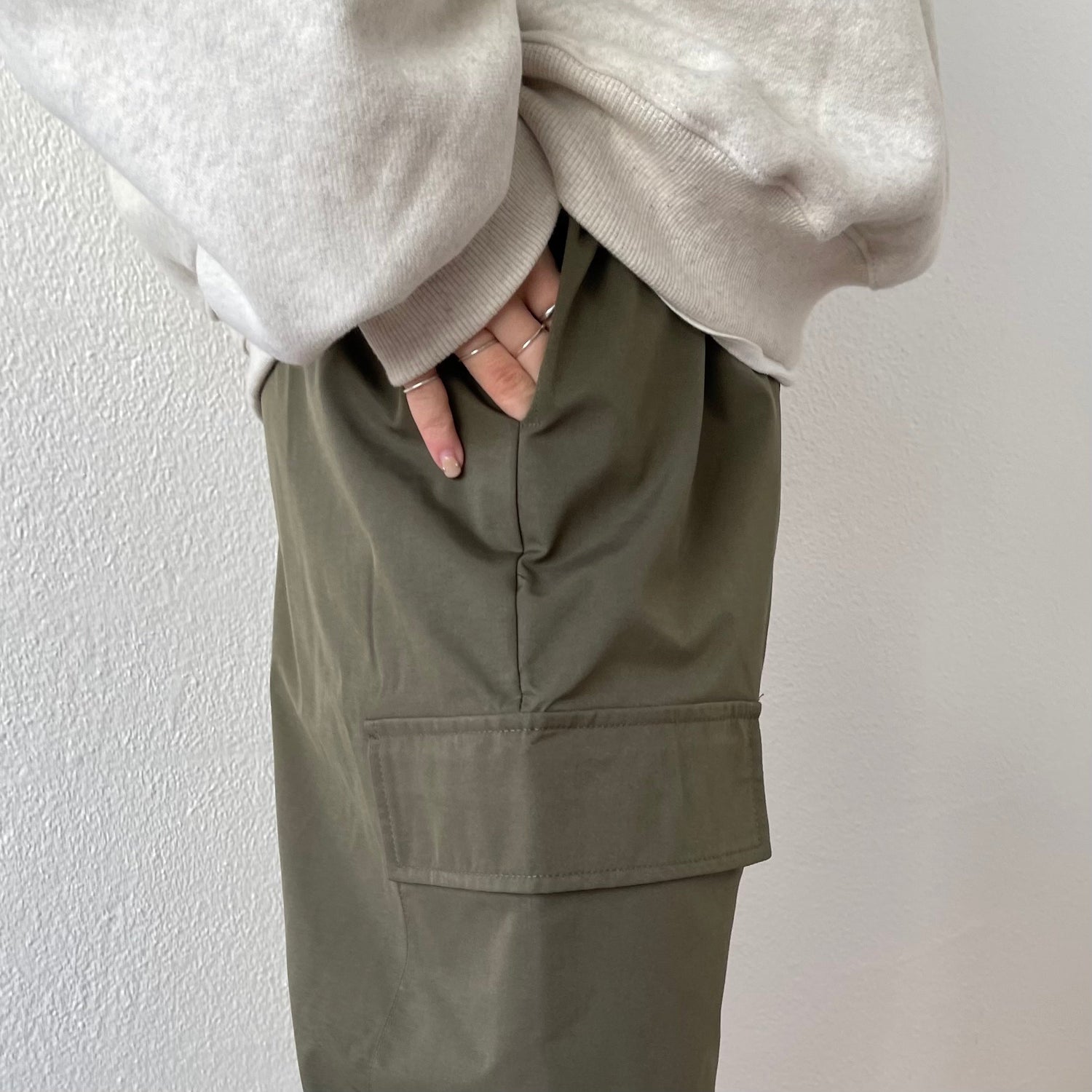 【SAMPLE】2way cargo pants / khaki