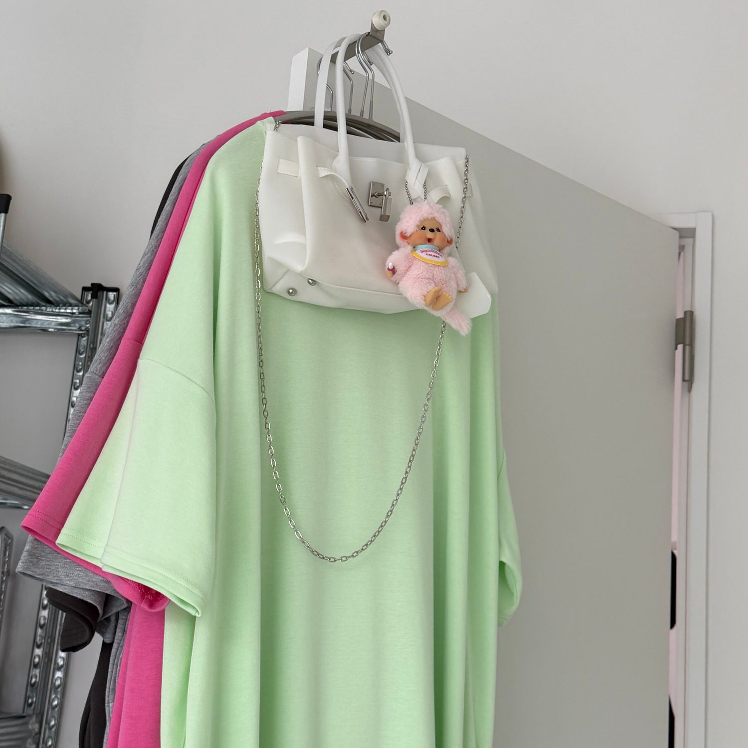HANSODE super loose light sweatee one piece / mint [3size]