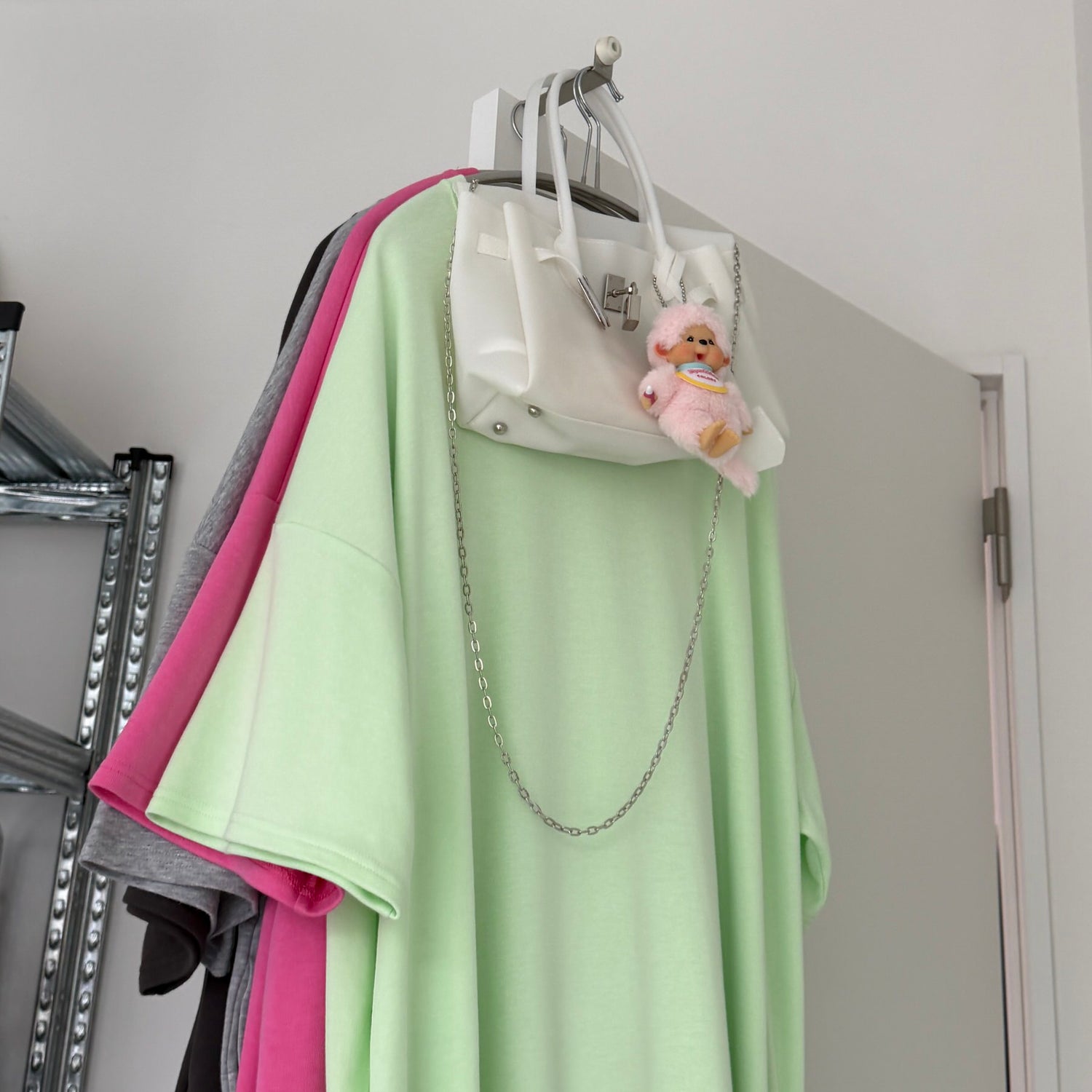 HANSODE super loose light sweatee one piece / mint [3size]