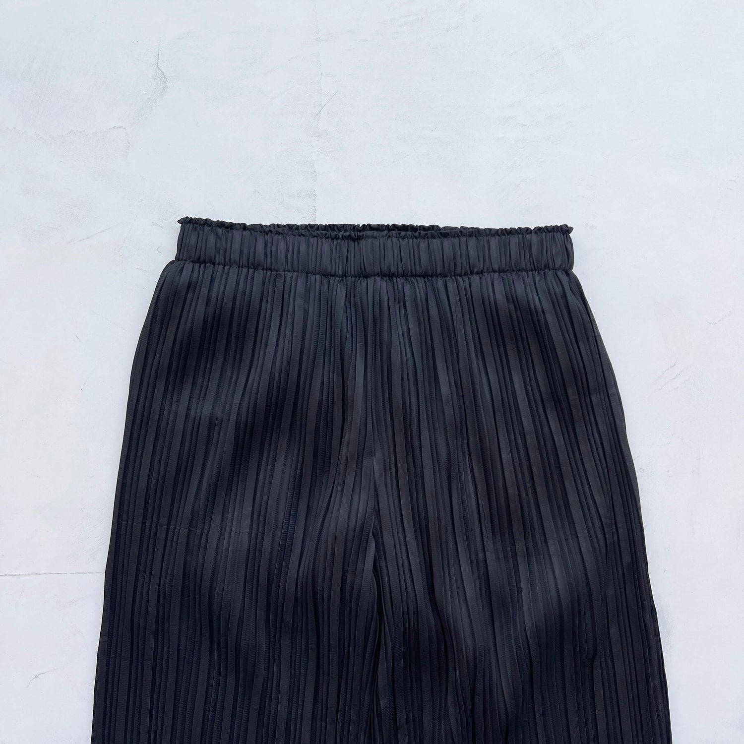 【SAMPLE】pleats pants / black