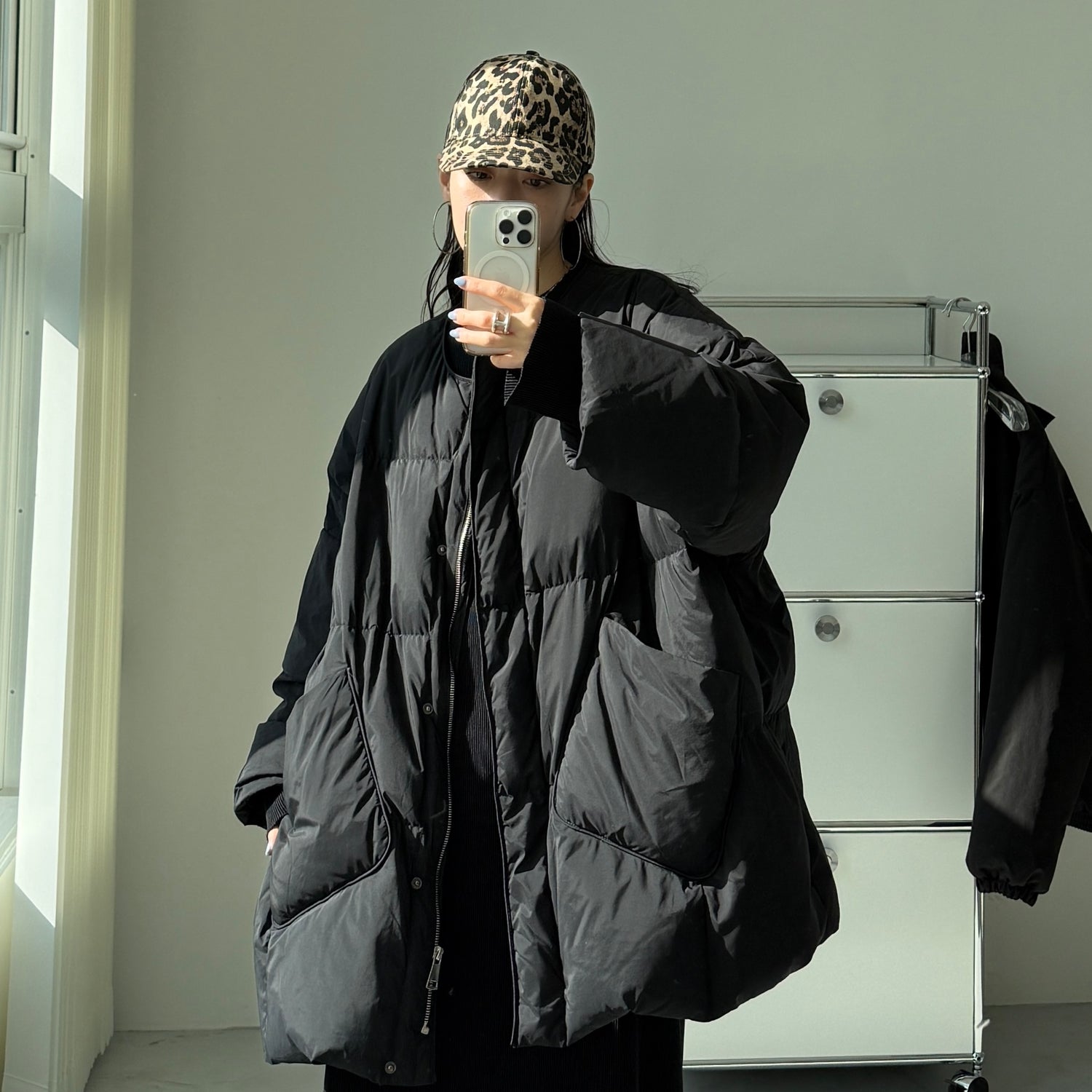 plus one cap / leopard