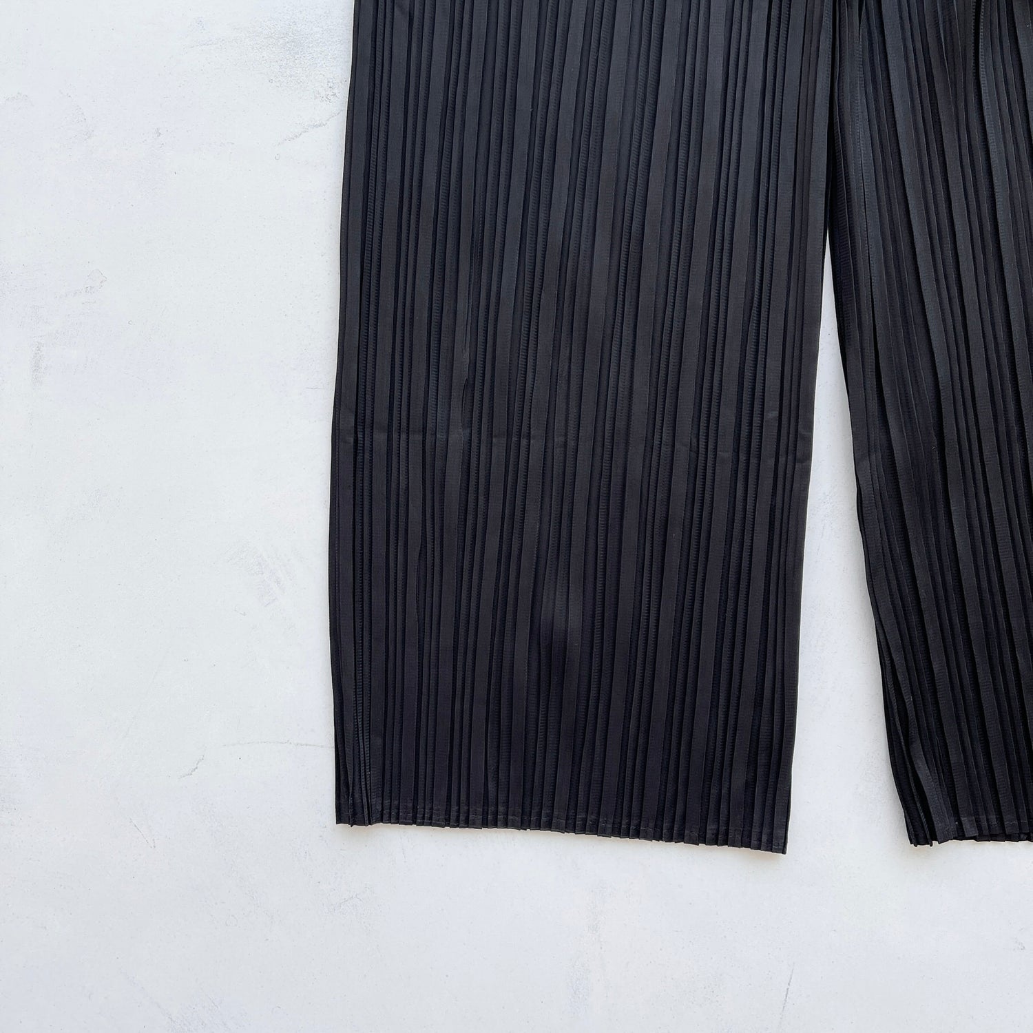 【SAMPLE】pleats pants / black