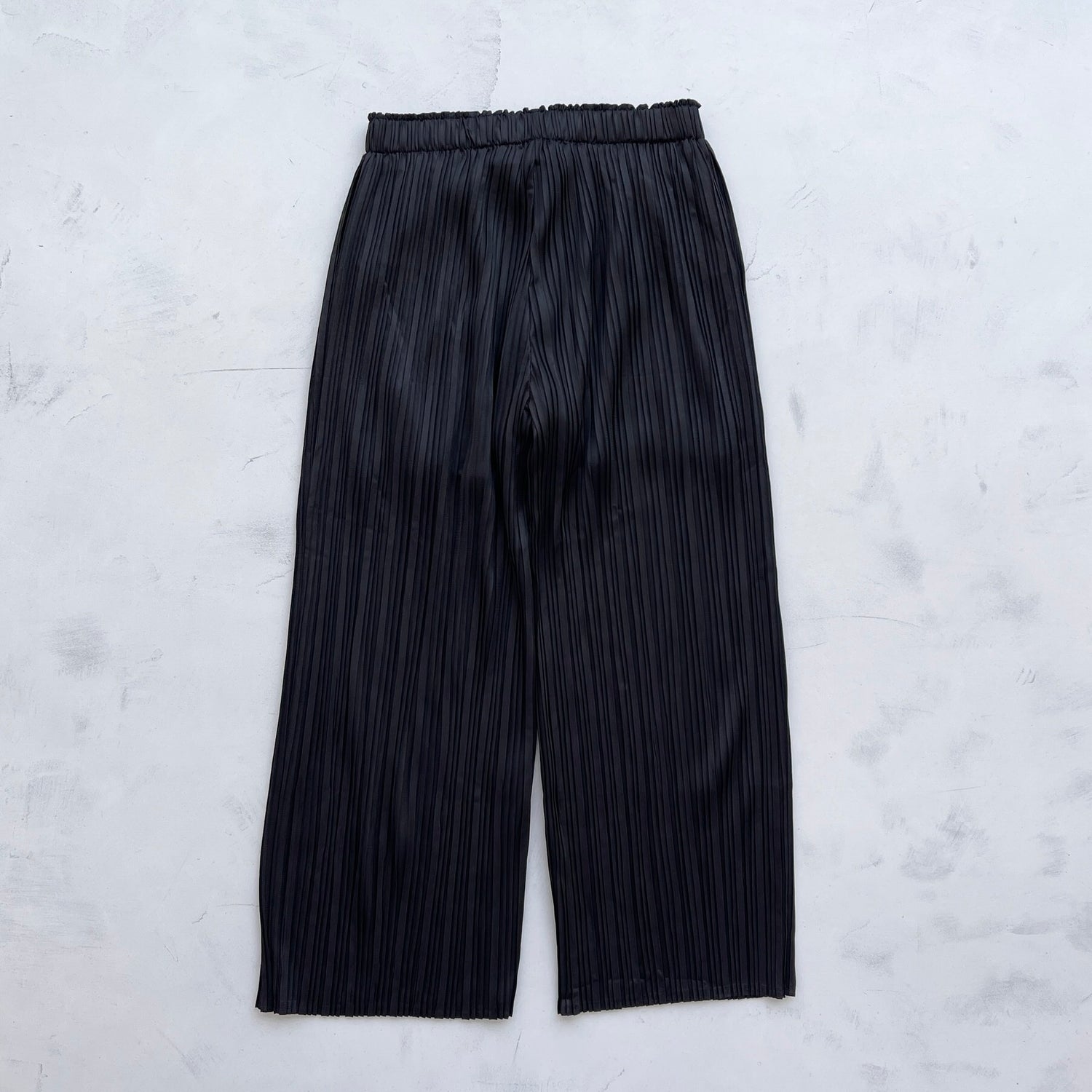 【SAMPLE】pleats pants / black