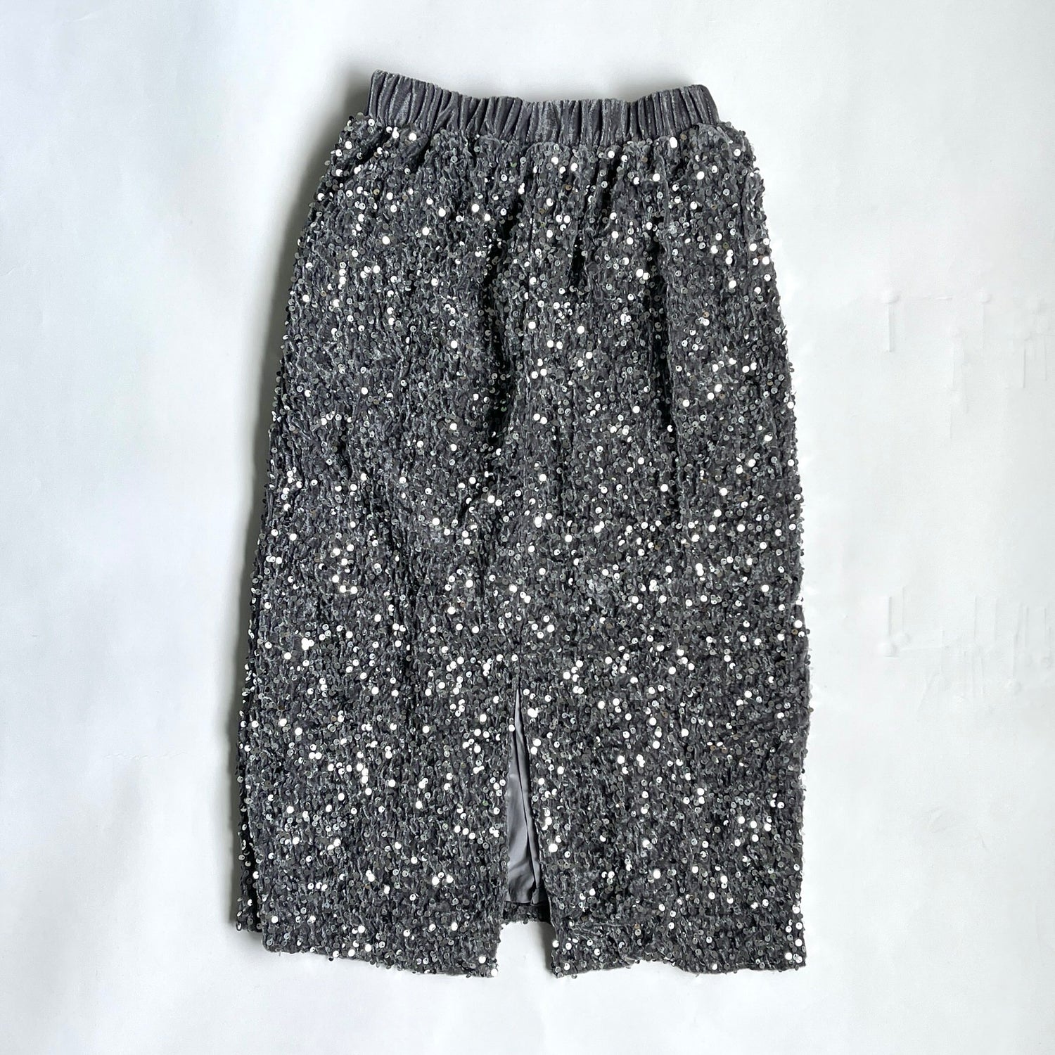 【SAMPLE】spangles skirt / silver