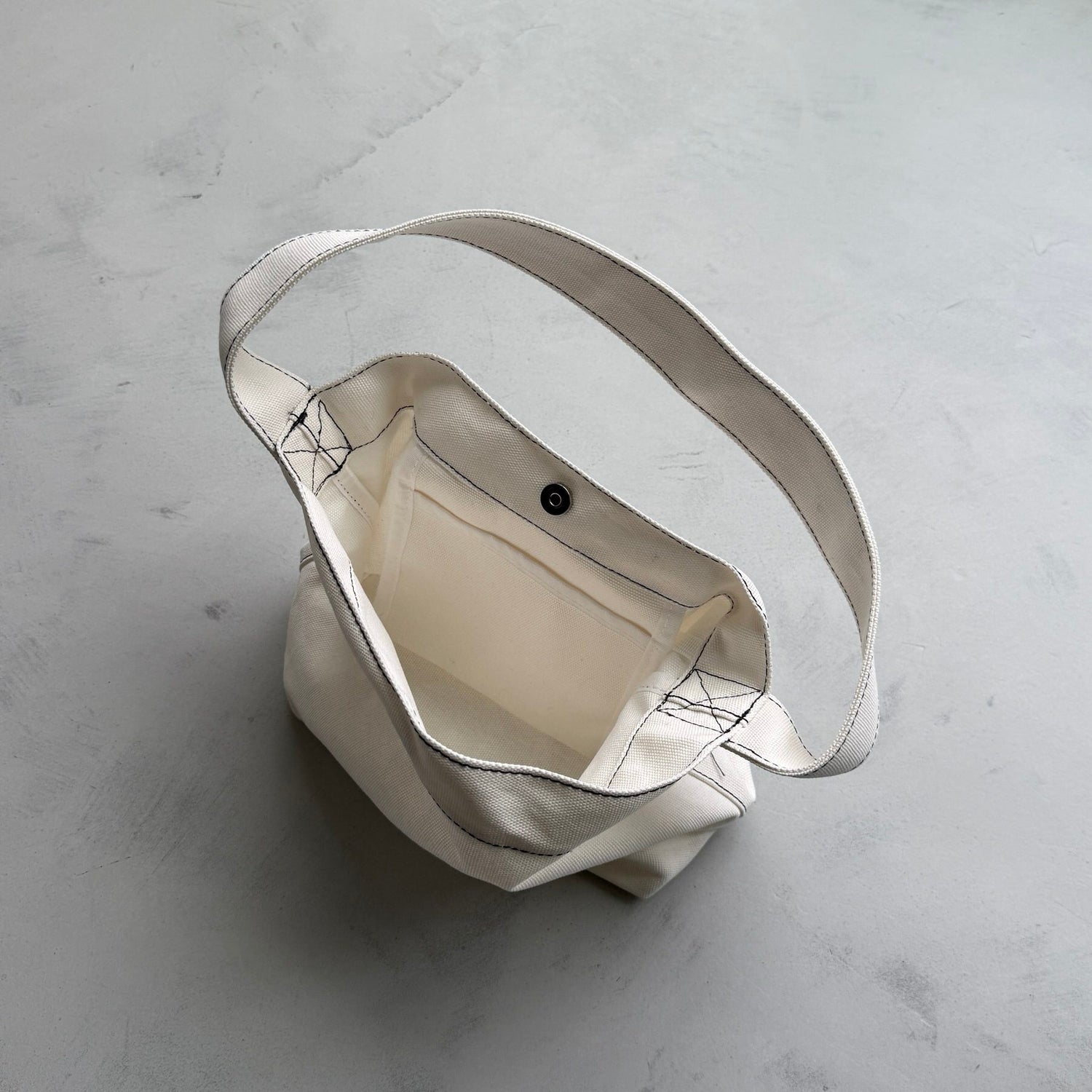 【SAMPLE】(ポーチ付き) stitch bag / ivory