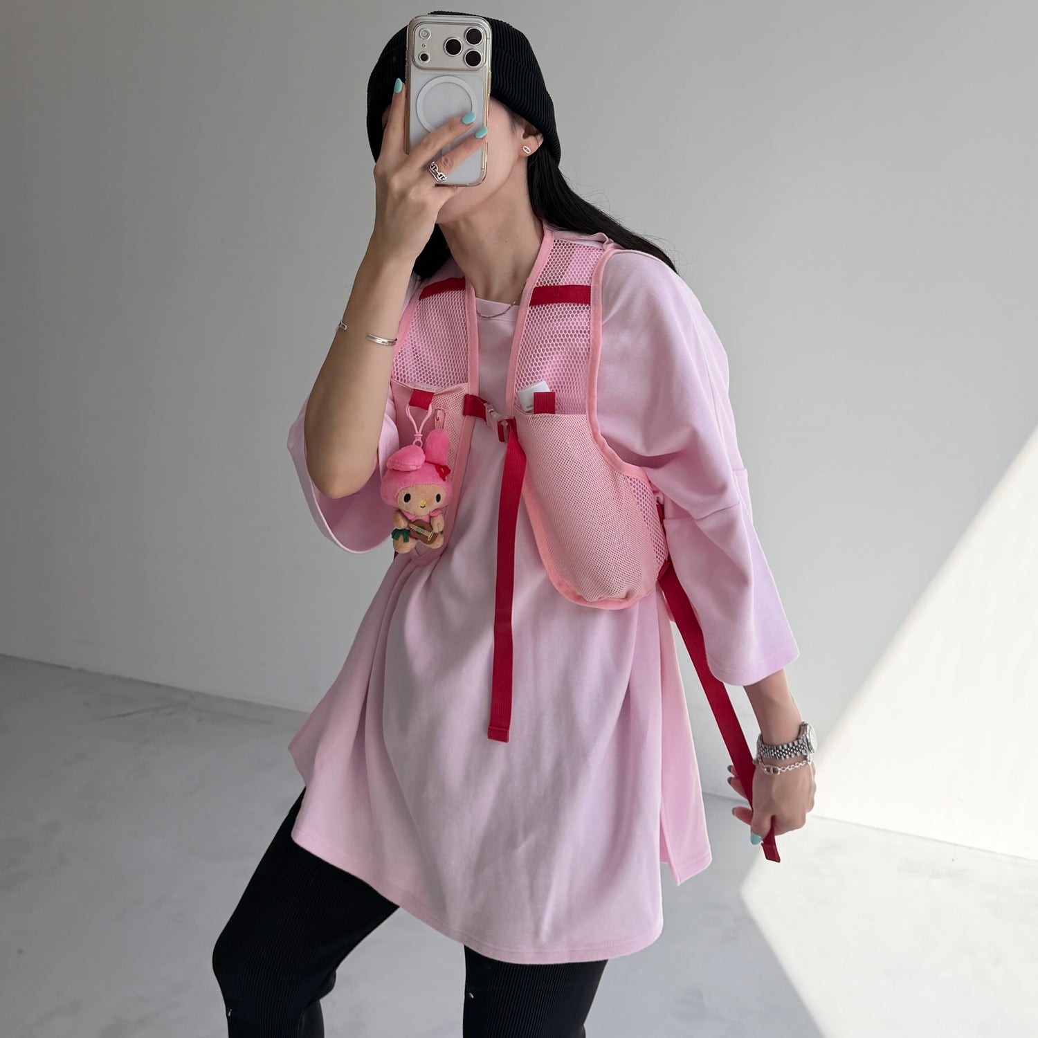 airy nylon backpack / 2color