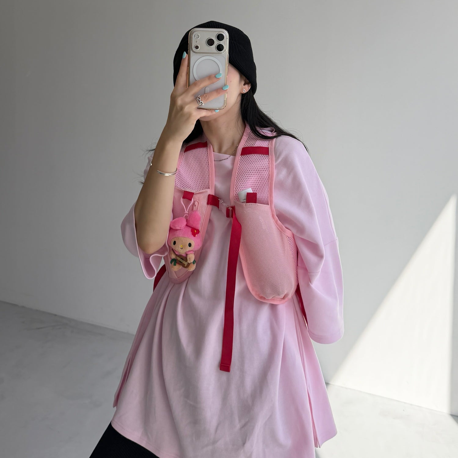 airy nylon backpack / 2color
