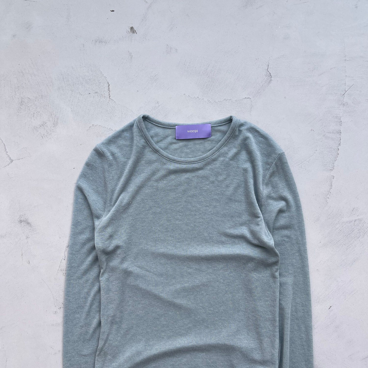 【SAMPLE】stretch tops / blue
