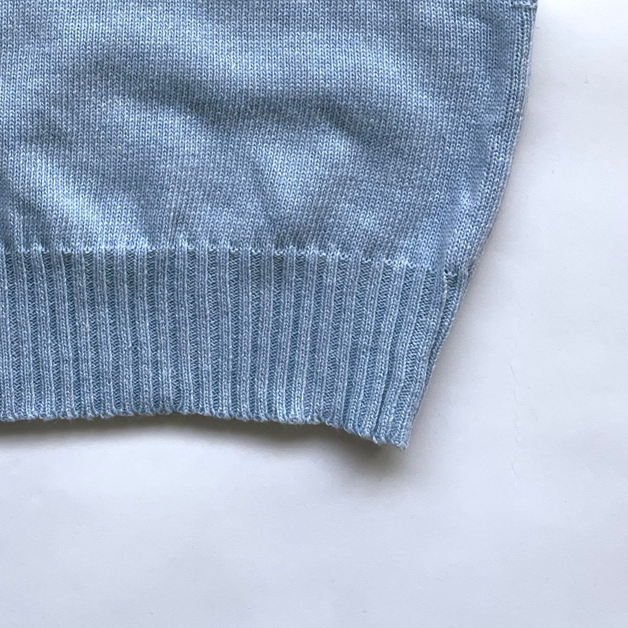 【SAMPLE】knit bustier / blue