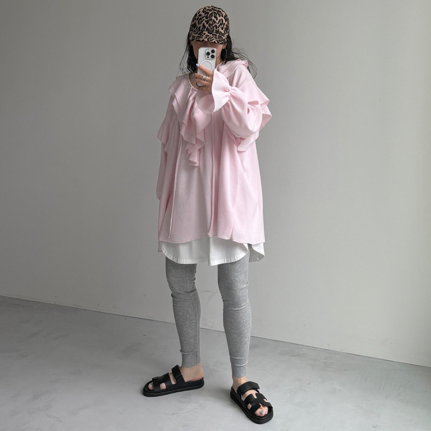 WAFFRILL TOPS / baby pink