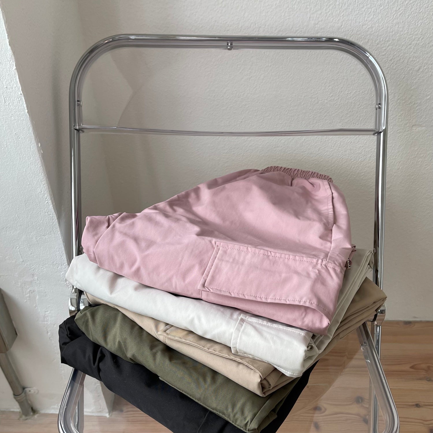 【SAMPLE】2way cargo pants / pink