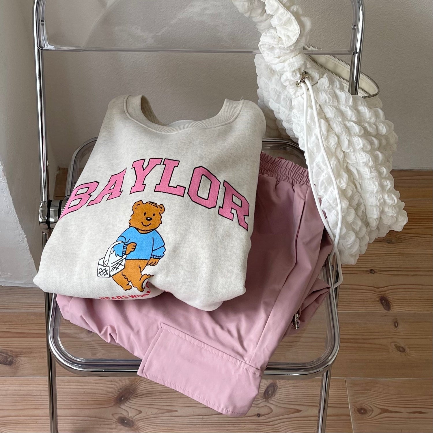 【SAMPLE】2way cargo pants / pink