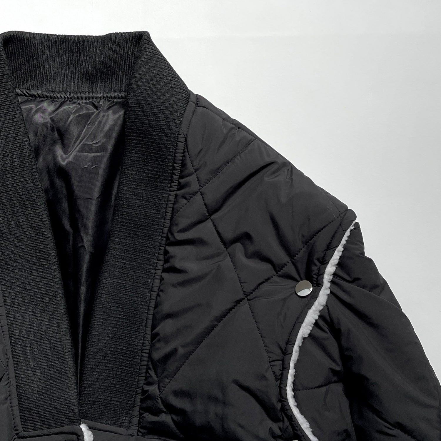 【SAMPLE】2way short quilting coat  /  black