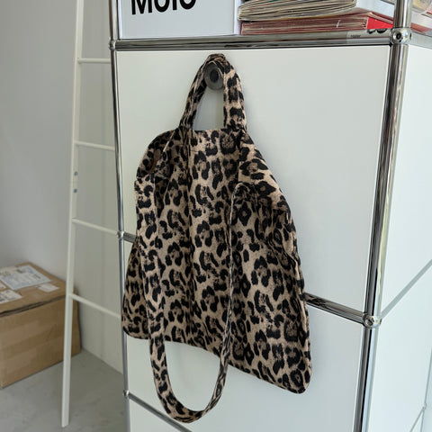 plus one tote / leopard