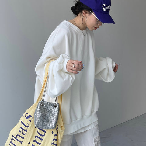 【SAMPLE】OSUMITSUKI sweat / white