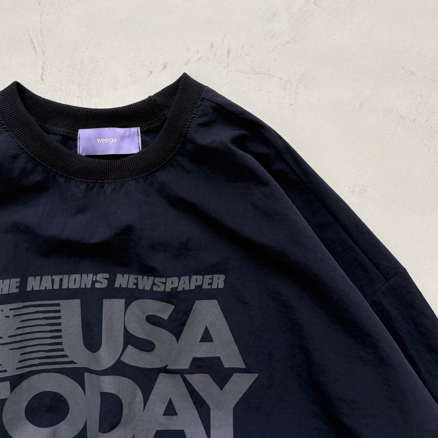 USA TODAY nylon tee / dark navy