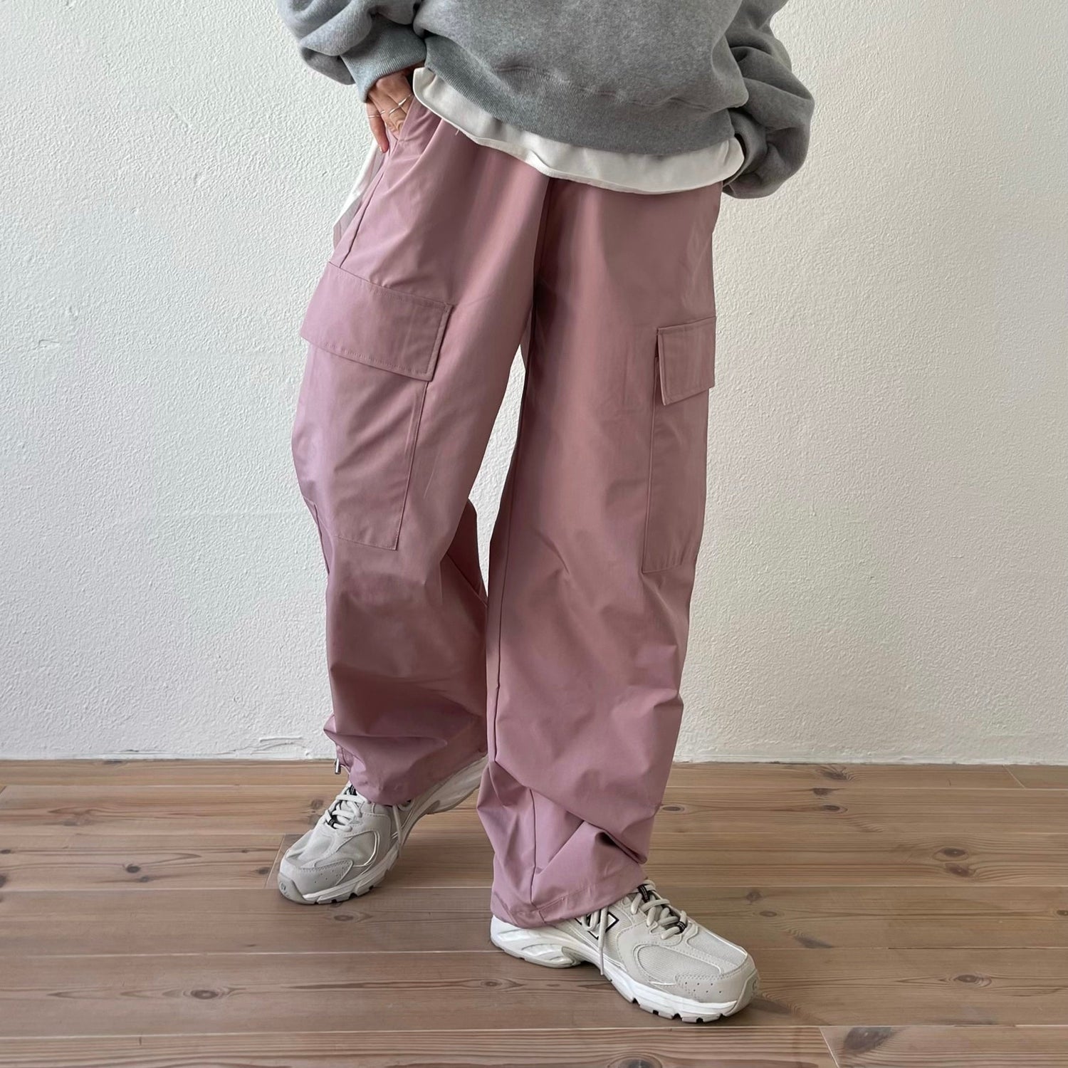 【SAMPLE】2way cargo pants / pink