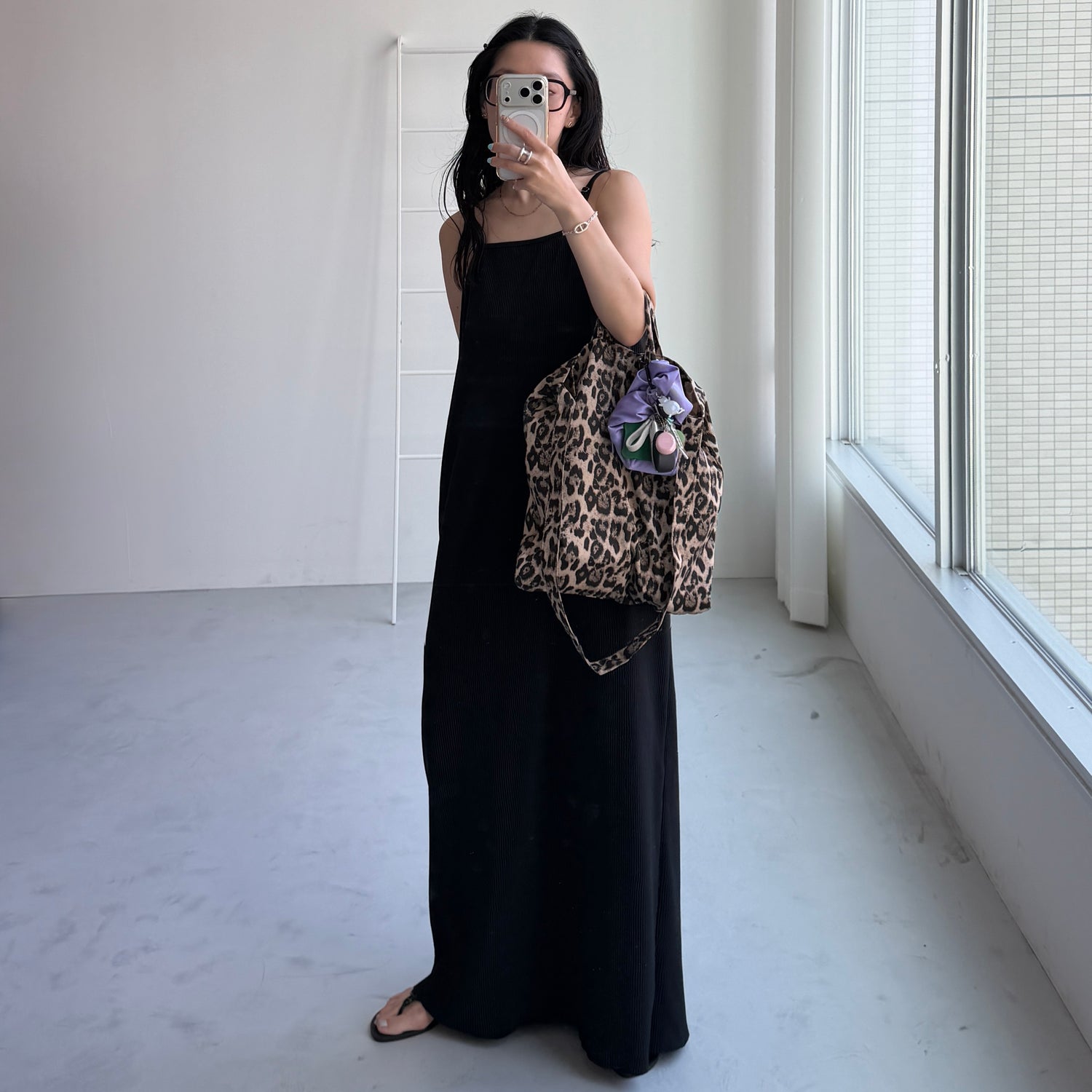 plus one tote / leopard