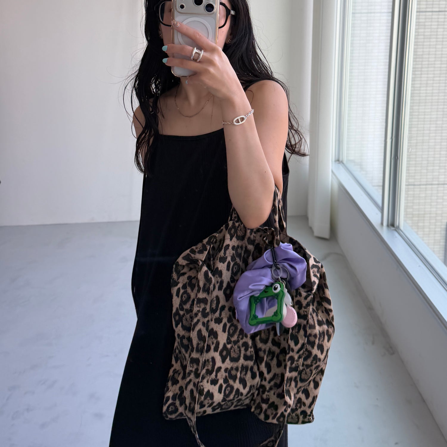 plus one tote / leopard